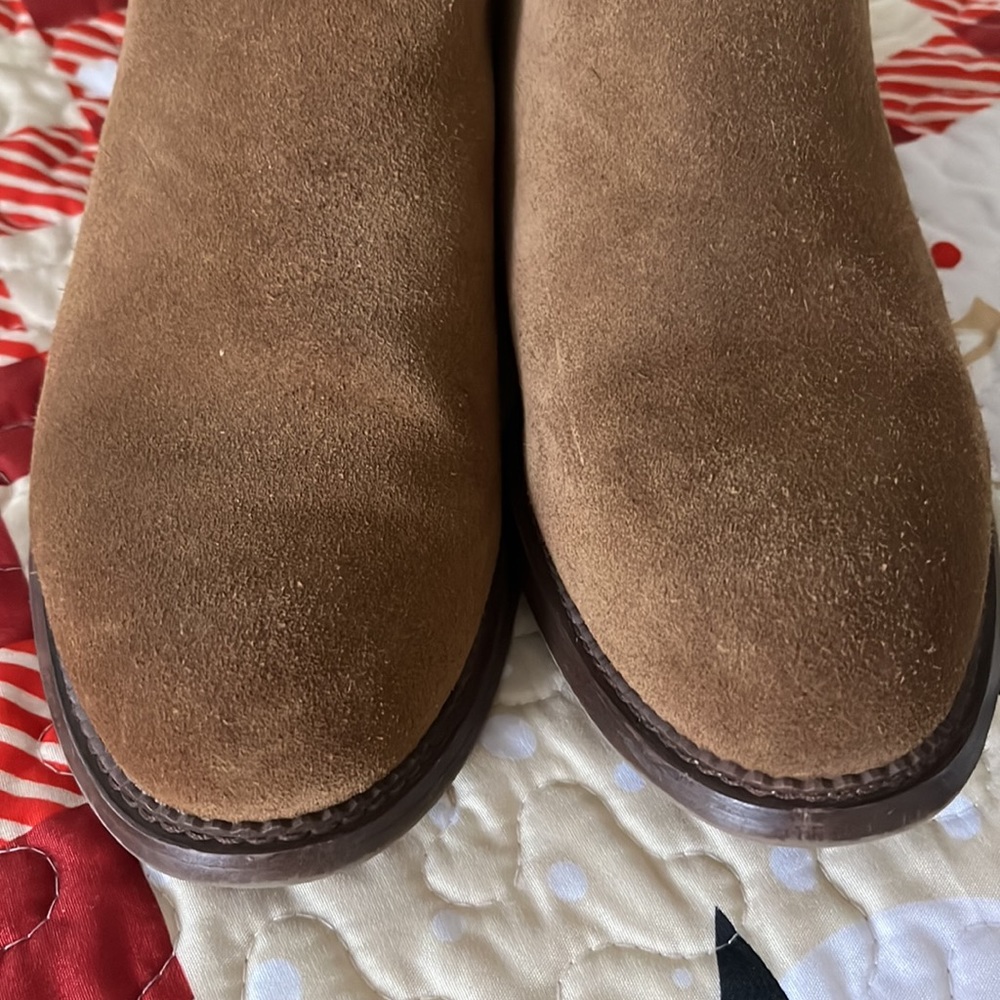 Franco Sarto Leather Suede Ankle Boots - Picture 11 of 11